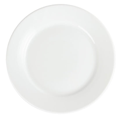 CB481 Olympia Whiteware Borden Met Brede Rand 25cm (12 Stuks)