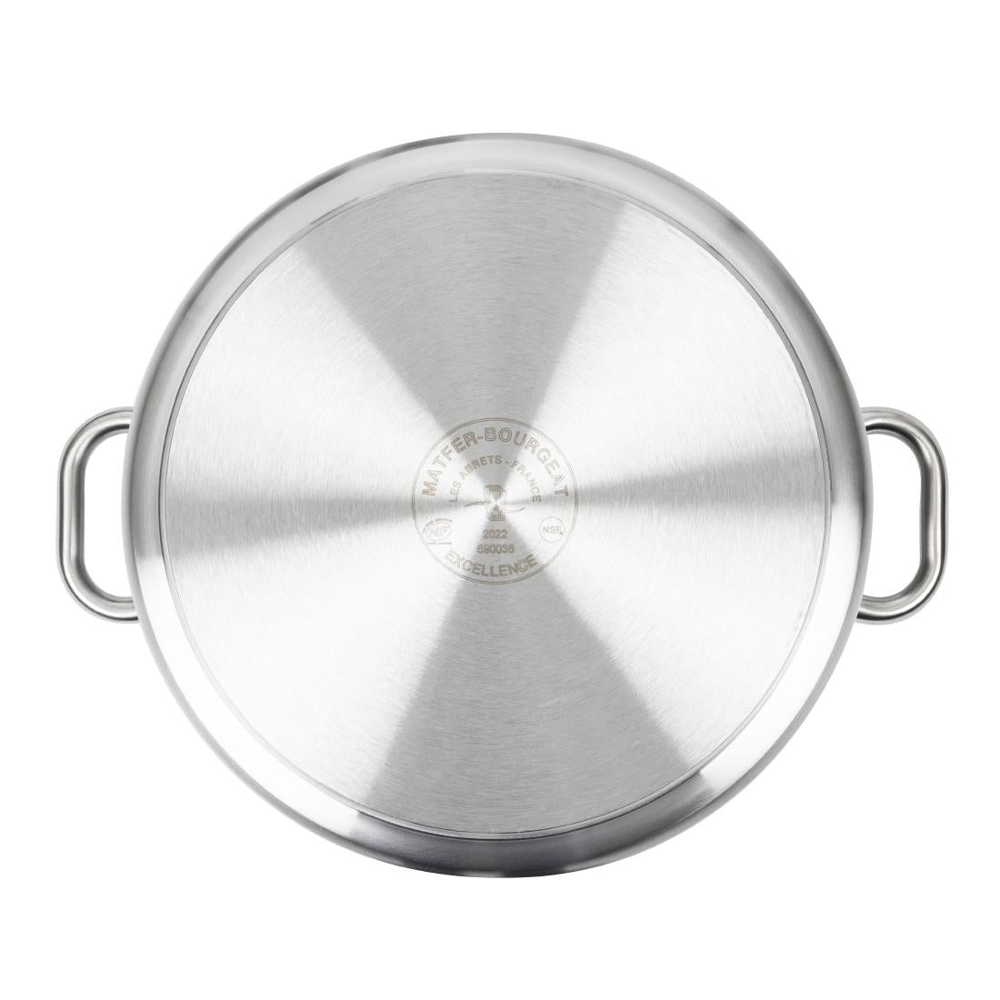 K798 Matfer Bourgeat Excellence RVS inductie soeppan 24Ltr