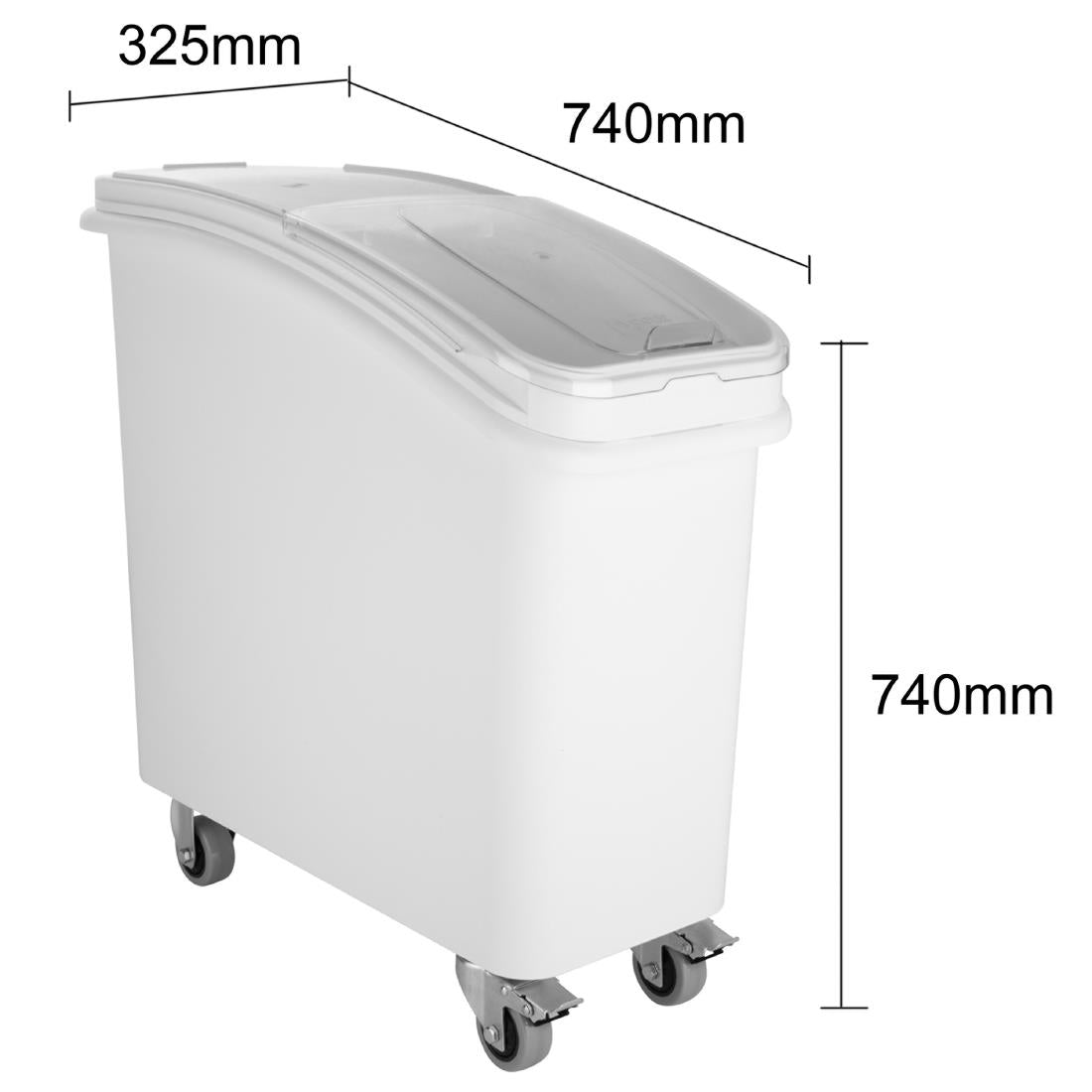 JB553 Vogue ingrediëntenbak met schep 81Ltr