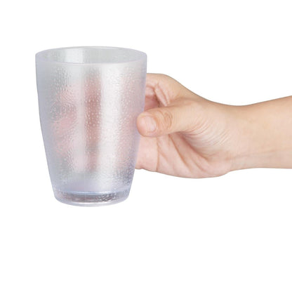 DC928 Olympia Kristallon Polycarbonaat Tumblers Met Reliëf 275ml (6 Stuks)