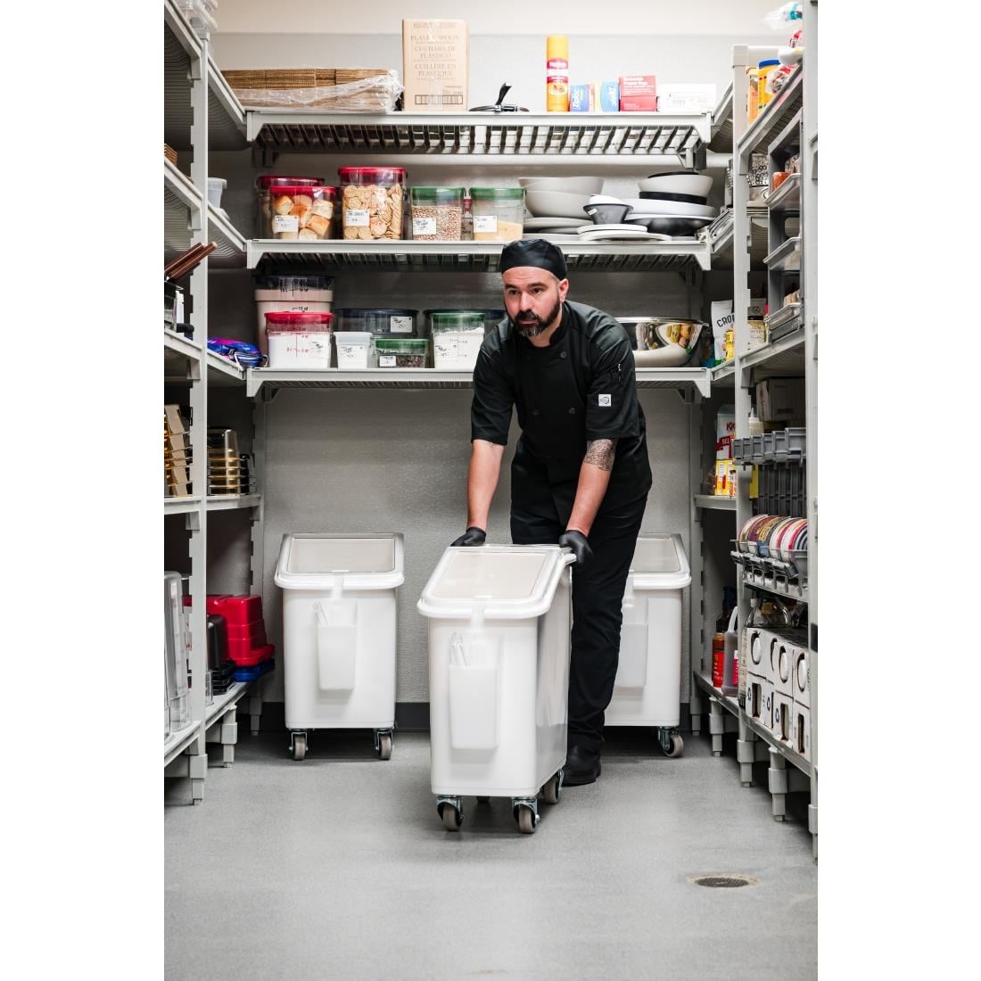 DB125 Cambro Mobiele Ingrediëntenbak Wit 81L