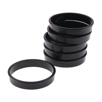 FA987 Matfer Bourgeat Exoglass taartringen 10(Ø)cm (6 stuks)