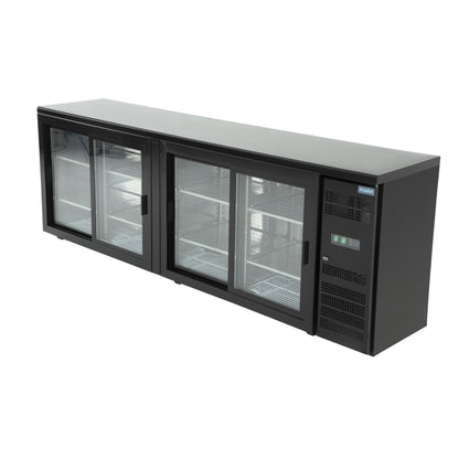 CS103 Polar U-serie vier-deurs displaykoeler voor achter de bar