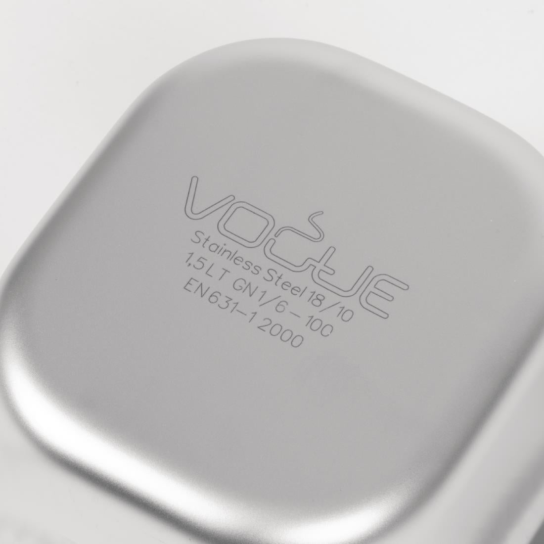 DW450 Vogue RVS GN 1/6 bak 100mm