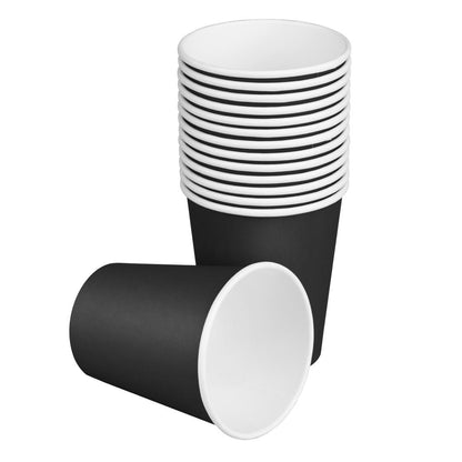 HT468 Fiesta Recyclebare Hot Cups Enkelwandig Zwart 6oz (1000 stuks)