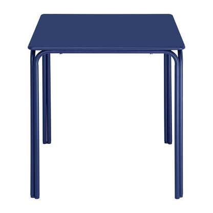 HZ356 Bolero Adeline Stalen Vierkante Tafel 700mm Donker Blauw