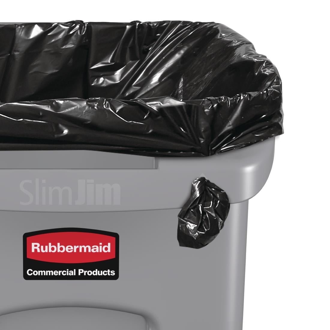F603 Rubbermaid Slim Jim container met luchtsleuven 60Ltr