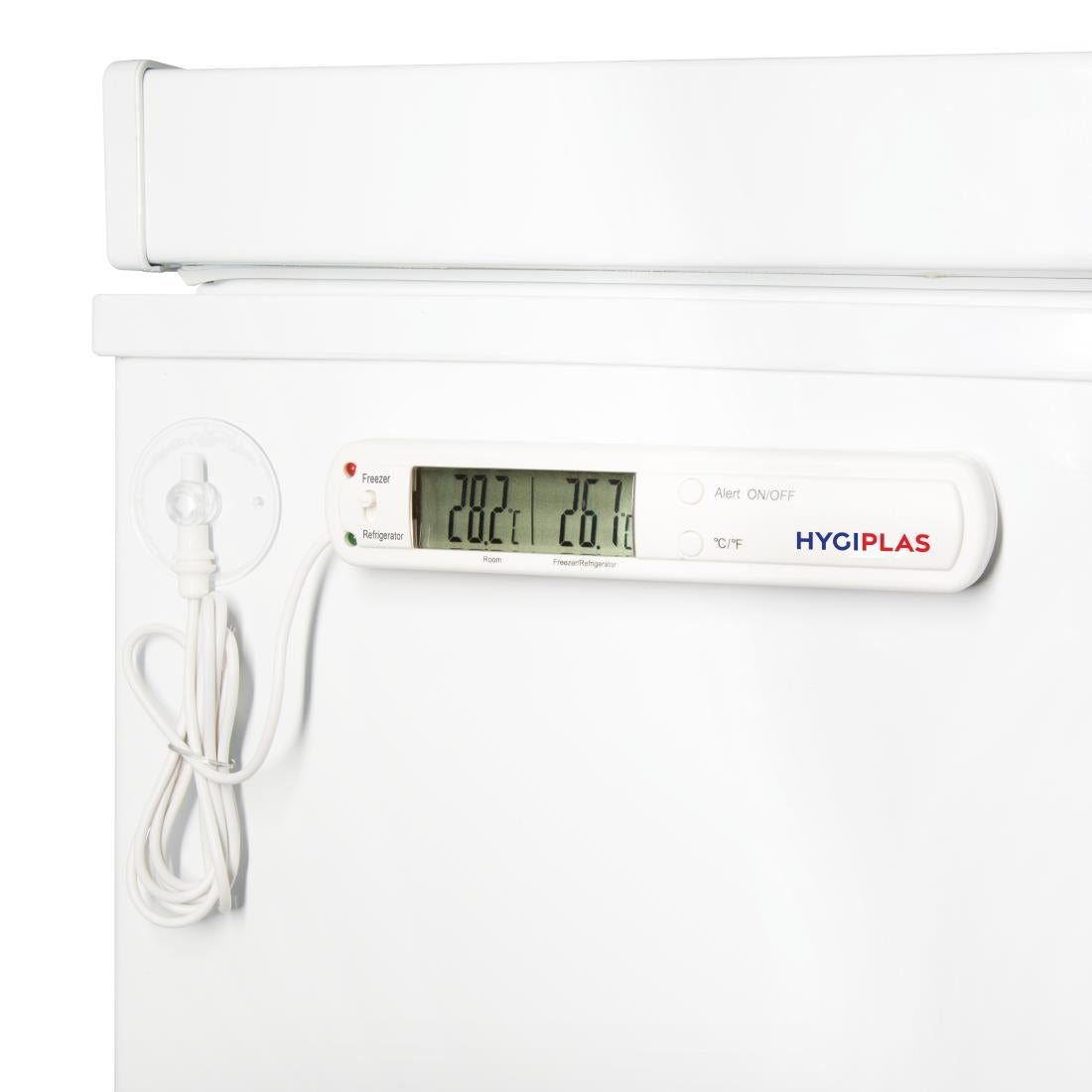 F314 Hygiplas koeling/vriezer thermometer met alarm