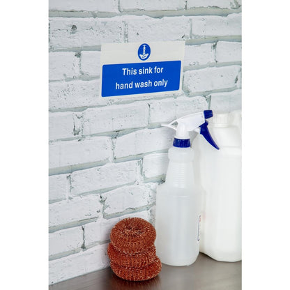 L952 Vogue 'Hand wash only' vinyl sticker