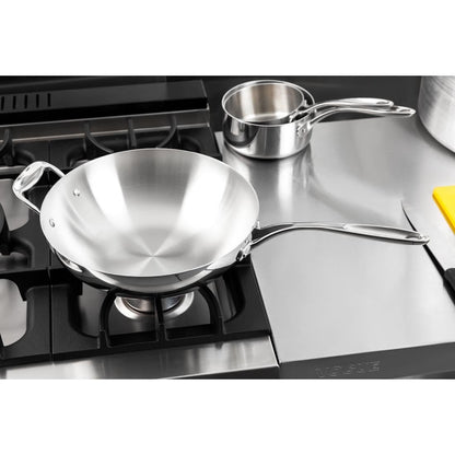 Y261 Vogue tri-wall wok met vlakke bodem 35cm