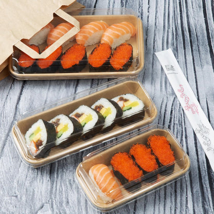 HX289 Fiesta Recycleerbare Nr. 7 Sushi Tray Bases 220x137mm (300 stuks)