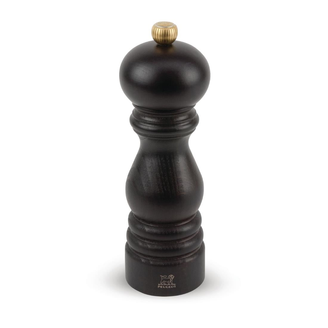 P025 Peugeot zoutmolen donker hout 18cm