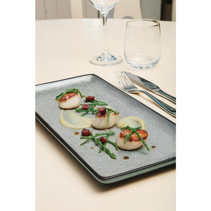 DF175 Olympia Mineral Rechthoekig Bord 33,5x16cm (4 Stuks)