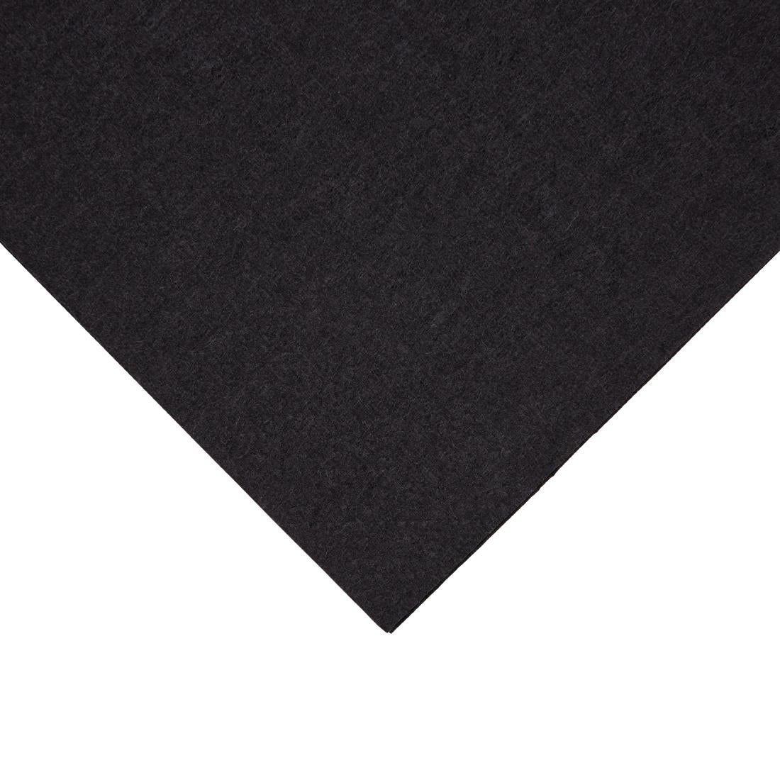 FE261 Fiesta Recyclable 3-laags dinerservetten 1/8 vouw zwart 400mm (1000 stuks)