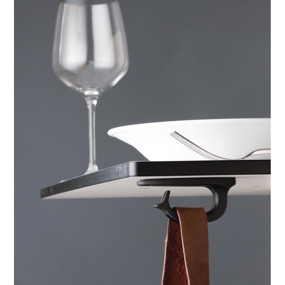 GH867 Chelsea tassenhaak voor onder tafel zwart (10 stuks)