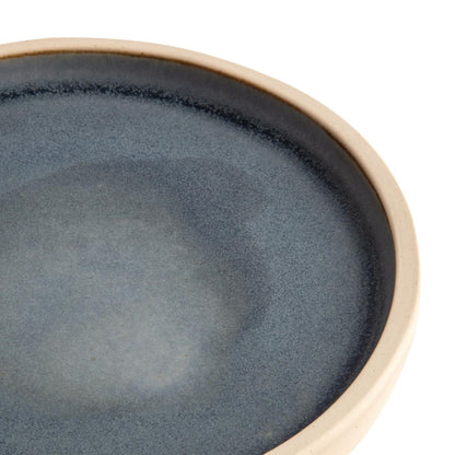 FA300 Olympia Canvas platte ronde borden blauw graniet 18cm (6 stuks)
