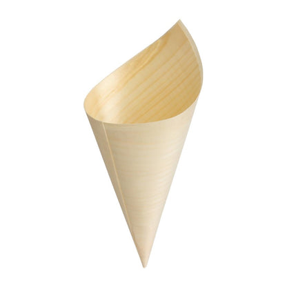 DK389 Fiesta Compostable houten puntzakjes 75mm (100 stuks)