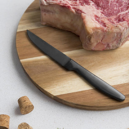 HZ743 Comas Boj Satin Gunmetal Steakmes (6 stuks)