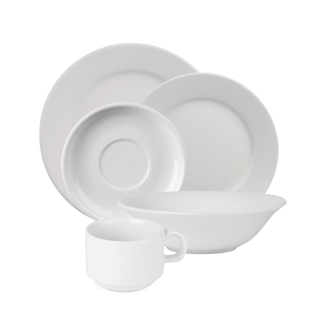 S610 SPECIALE AANBIEDING Athena Hotelware 5-delige serviesset (24 stuks)