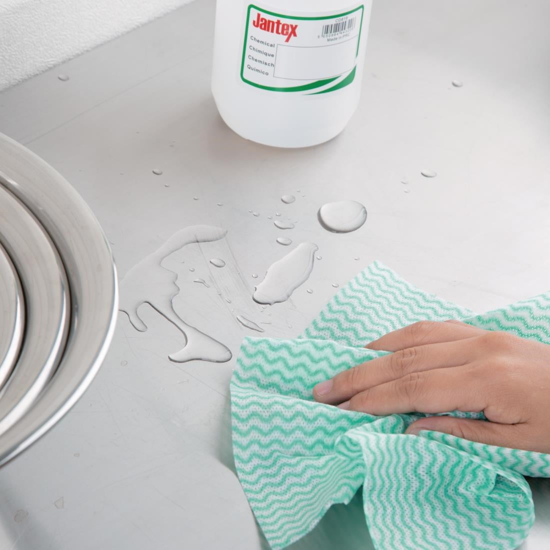 CS807 Jantex non-woven doekjes groen (100 stuks)