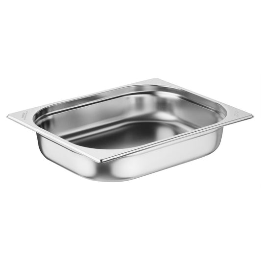 JB371 Nisbets Essentials RVS 1/2 Gastronorm Bak 65mm (3 stuks)