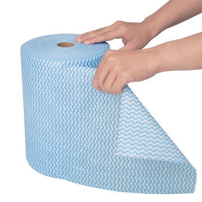 FB968 Nisbets Essentials non-woven schoonmaakdoekjes 25x25cm blauw (300 stuks)