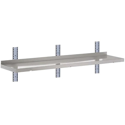 HZ756 Gastro-M complete wandplank 1-laags 140x40cm - volledige montageset (excl. schroeven)