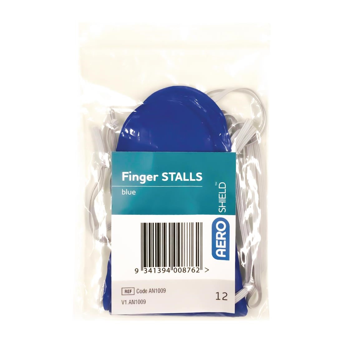 C697 Blauwe vingerbeschermer (12 stuks)