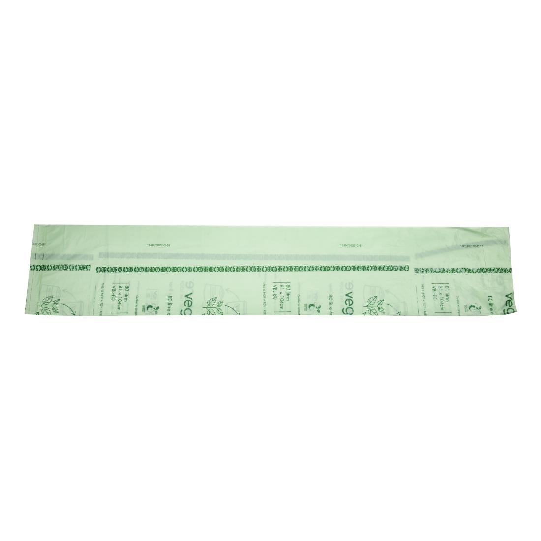CY581 Vegware Biobag composteerbare afvalzakken 80Ltr (240 stuks)