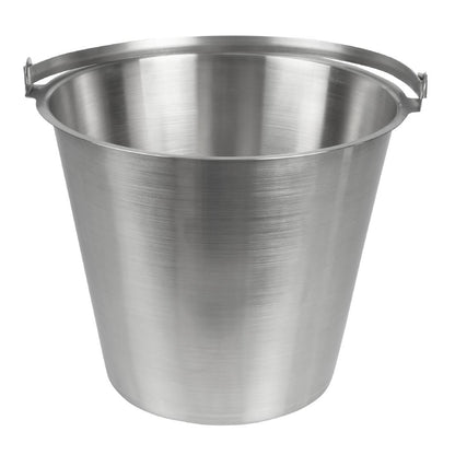 J807 Jantex roestvrijstalen emmer 12ltr