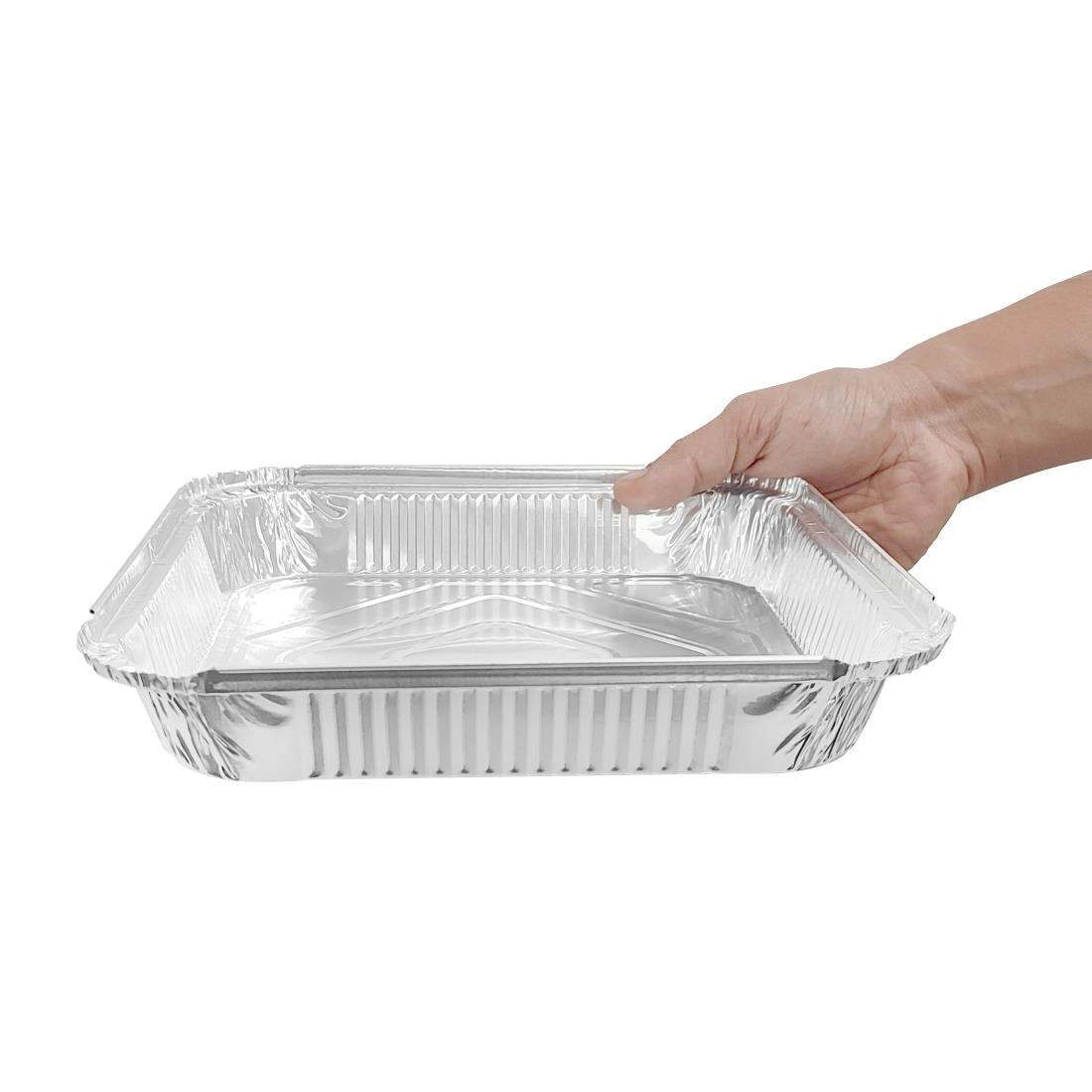 DZ893 Fiesta Recyclebare Ondiepe Foliecontainers 1580ml (200 Stuks)