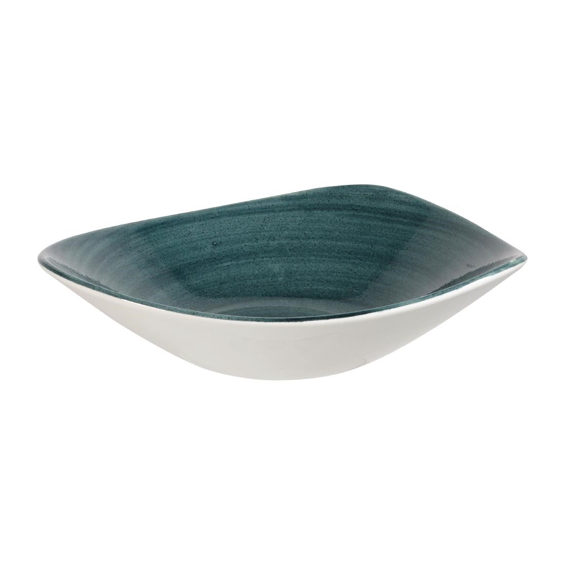 FA597 Churchill Stonecast Patina Rustic Teal Lotus Kom 23.5cm (12 stuks)