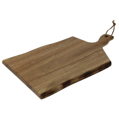 GM263 Olympia acaciahouten serveerplank golvende rand 38,5x21,5cm
