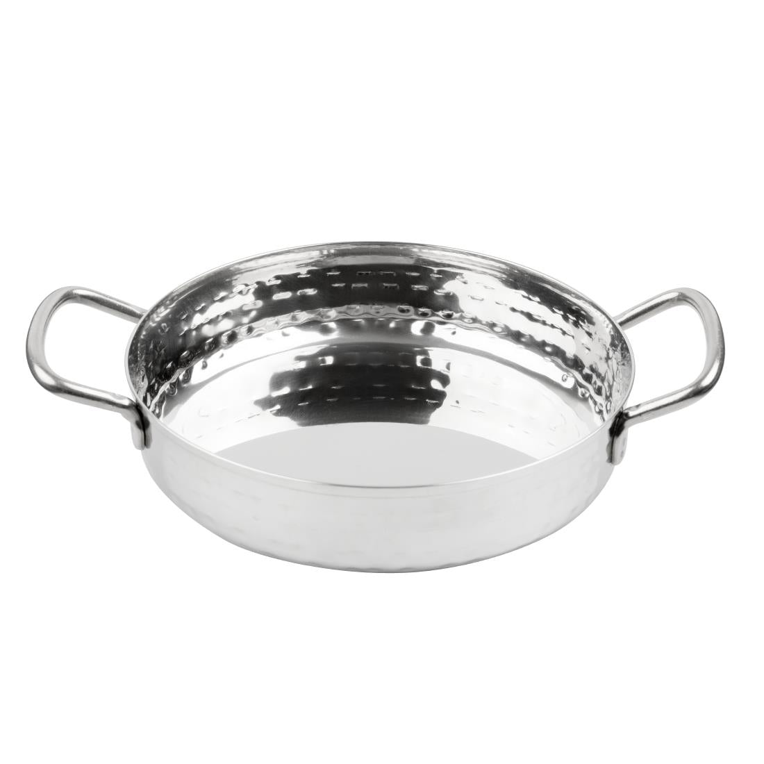 HY110 Olympia Tafelpresentatie Handvat Schotel Roestvrij Staal Gehamerd 125mm