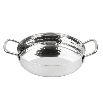 HY110 Olympia Tafelpresentatie Handvat Schotel Roestvrij Staal Gehamerd 125mm
