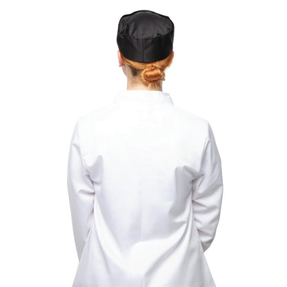 A206-L Whites unisex polykatoen skullcap zwart L