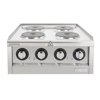 CU471 Buffalo 600-Serie Elektrische Kookplaat Met 4 Kookzones