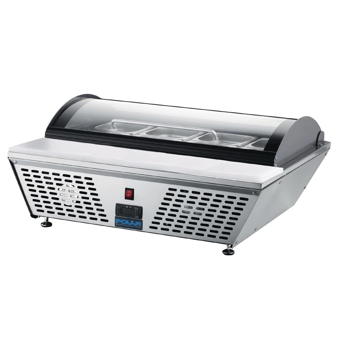 GP293 Polar G-Series Energiezuinige Aanrecht Voorbereidingskoelkast 4X GN 1/3