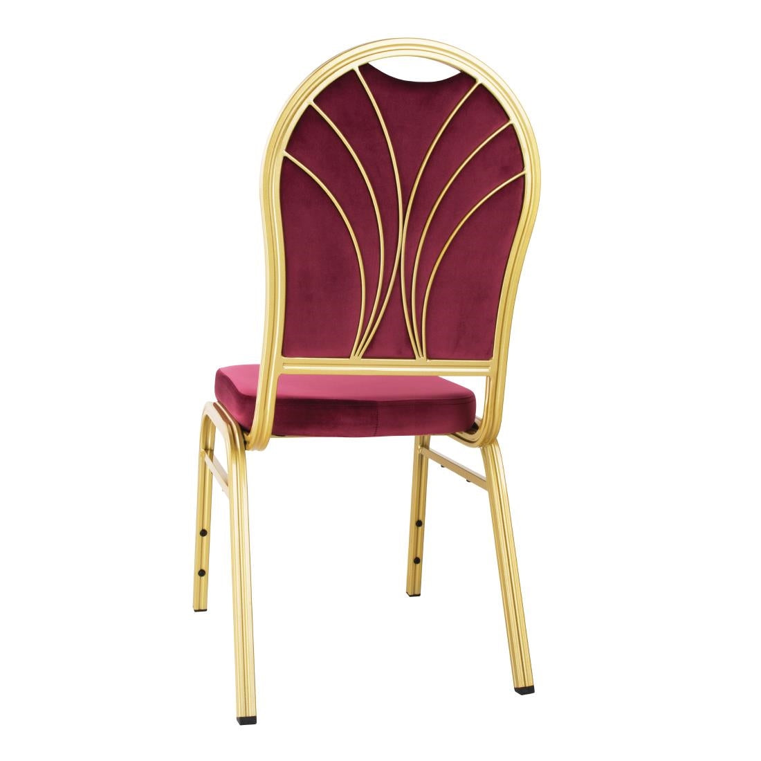 DY695 Bolero Regal stapelstoelen bordeauxrood (4 stuks)