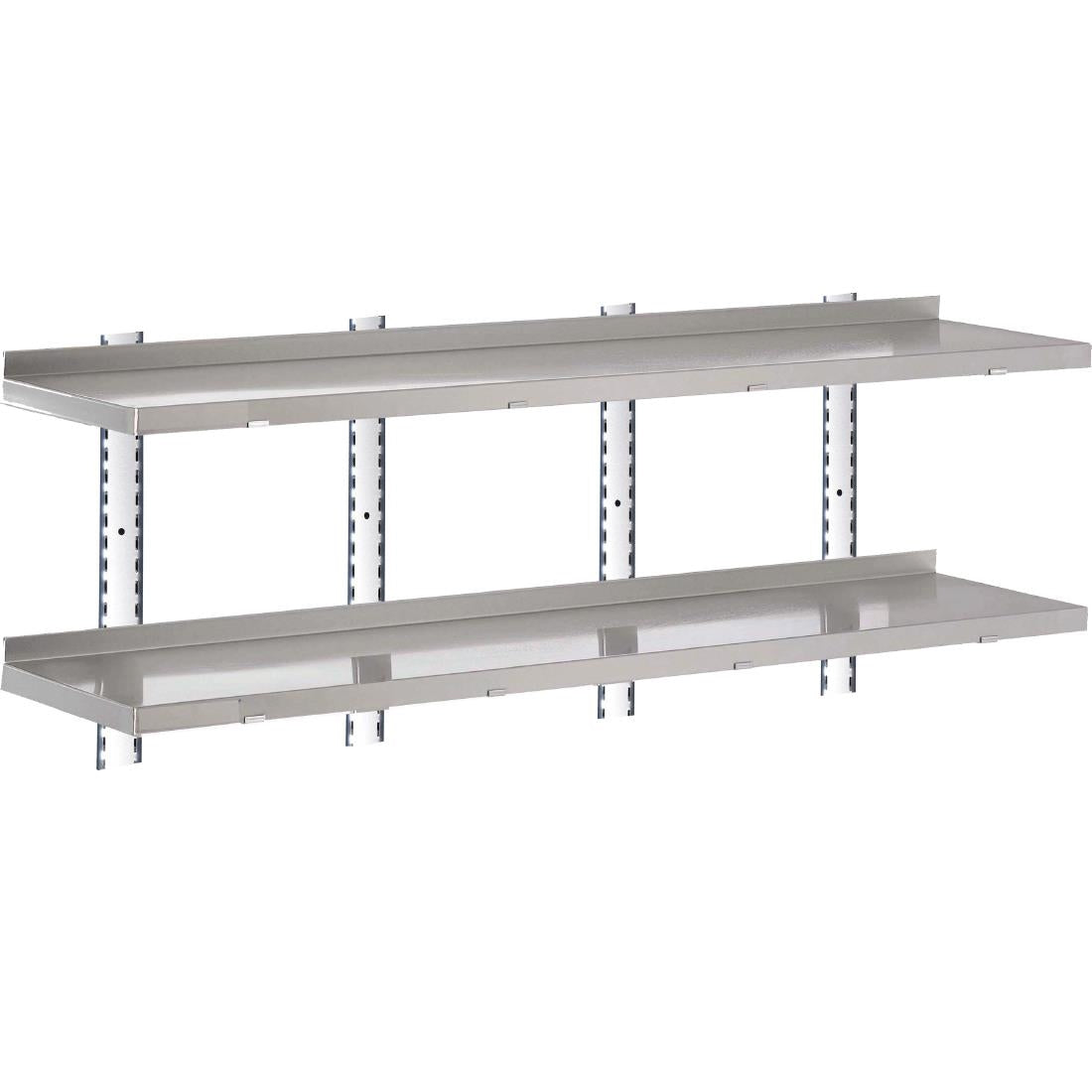 GN189 Gastro M RVS wandplank zonder steunen 200x40cm