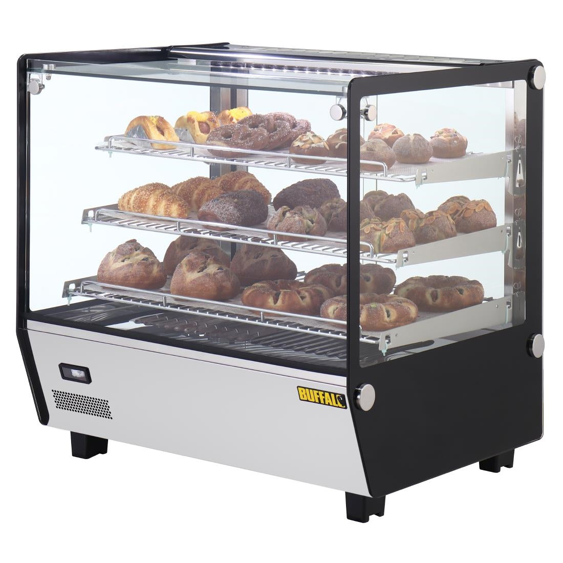 HW923 Buffalo Vierkante Aanrecht Geverwarmde Display Merchandiser 120Ltr