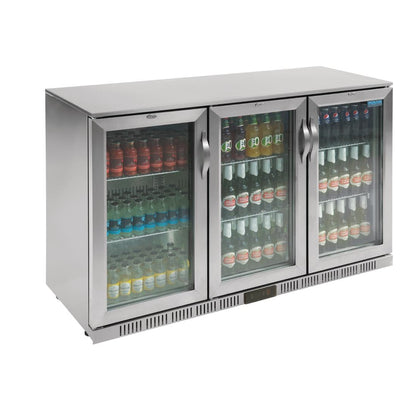 GL009 Polar G-serie 3-deurs barkoeling met klapdeuren RVS 330L