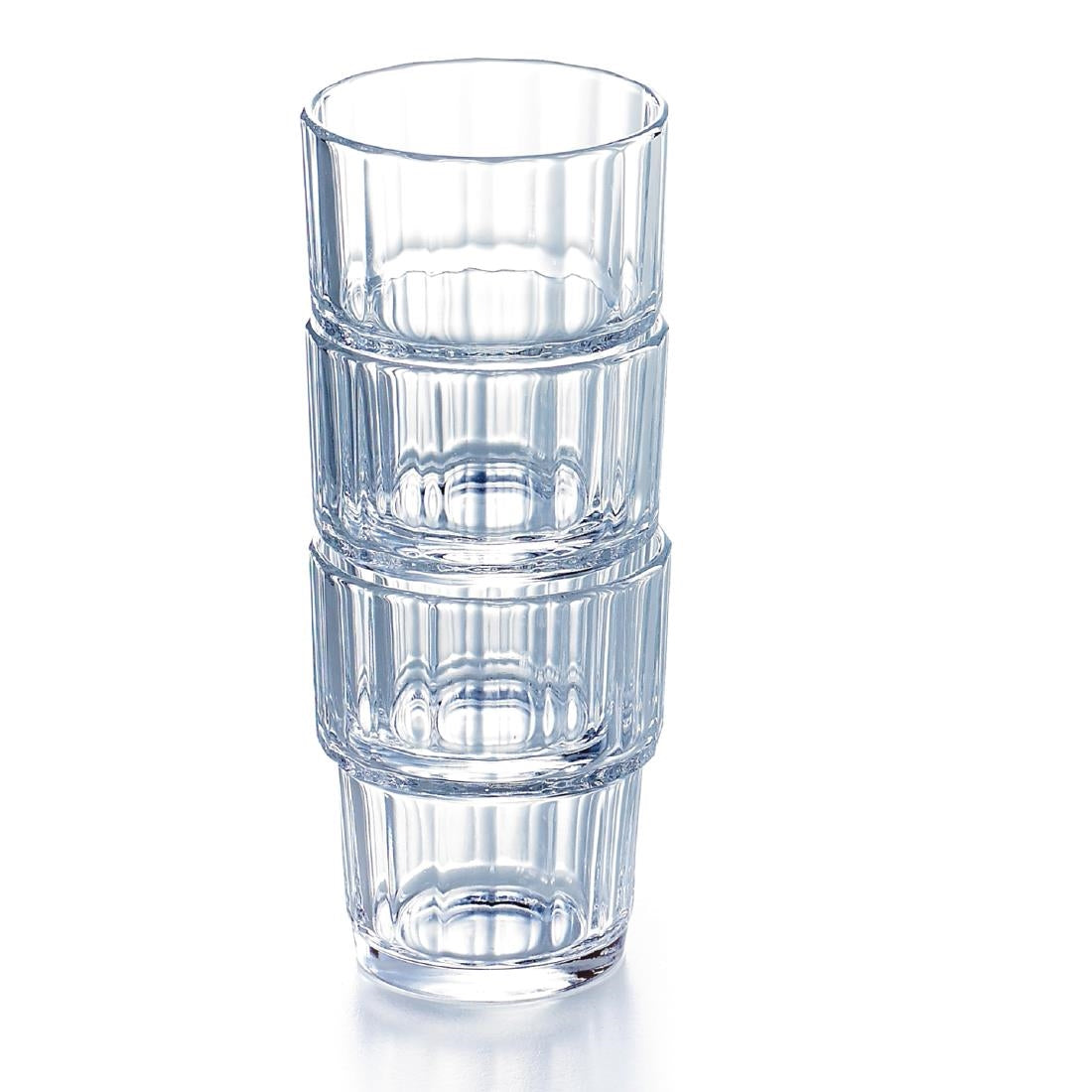 DP111 Arcoroc Norvege stapelbare glazen 25cl (6 stuks)
