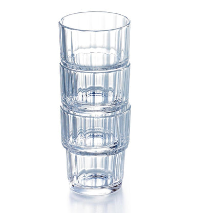DP111 Arcoroc Norvege stapelbare glazen 25cl (6 stuks)