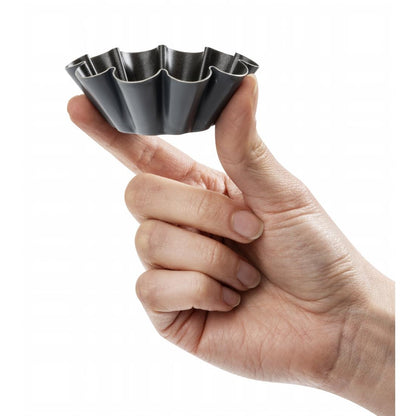 E238 Matfer Bourgeat anti-kleef mini briochevorm 7,5 cm (12 stuks)