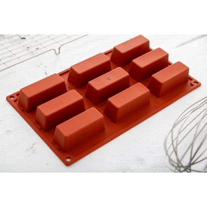 N941 Pavoni Formaflex siliconen bakvorm 9 mini-cakes
