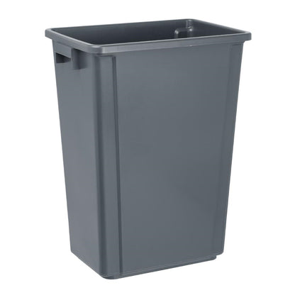 DX965 Jantex Smalle Afvalbak Grijs 60Ltr