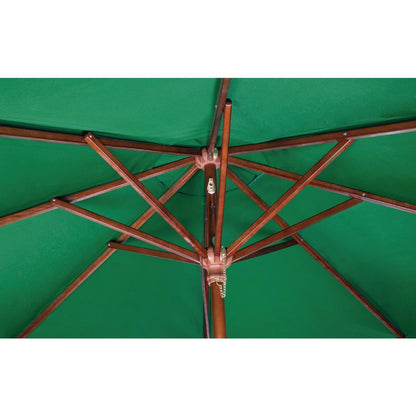 GH989 Bolero vierkante groene parasol 2,5 meter