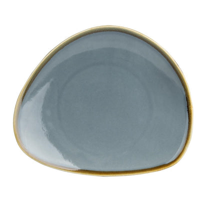 GP342 Olympia Kiln Driehoekige Borden Blauw 23cm (6 Stuks)