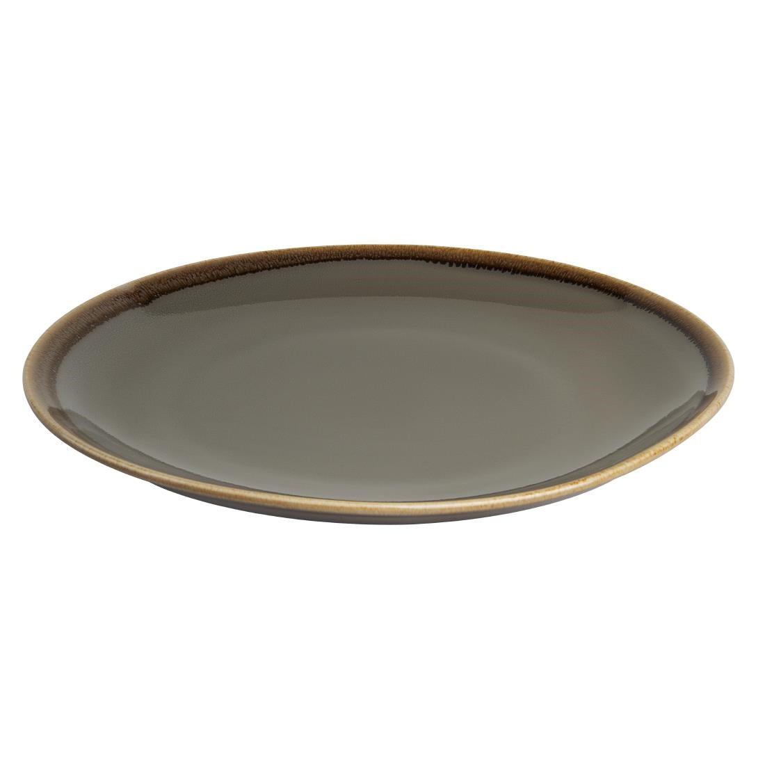 HC386 Olympia Kiln Ronde Coupeborden Grijs 28cm (4 Stuks)